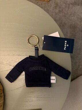PARKE Navy Mini MOCKNECK Keychain